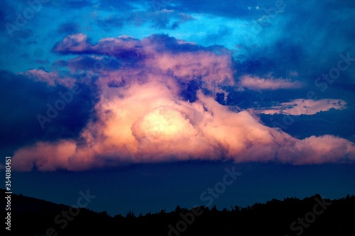 fire in the clouds