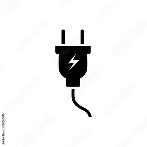 Electric plug icon