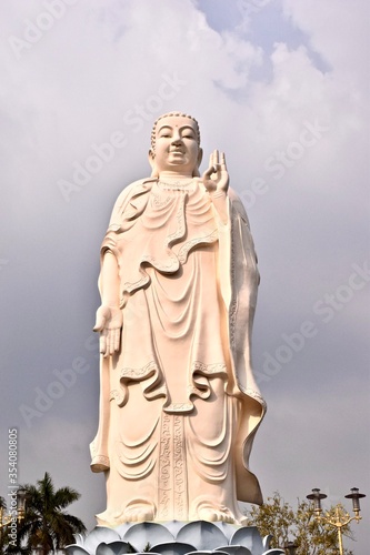 Big buddha statue in Vietnam.