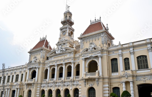 The exterior of Ho Chi Minh City Hall.
