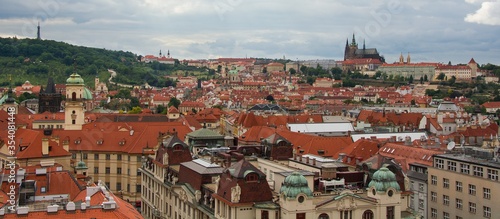 Panoramic view of Prague - Prague from a bird's eye view
