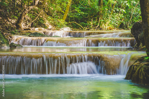 The waterfall is a floor flowing down. © Apimook Ph