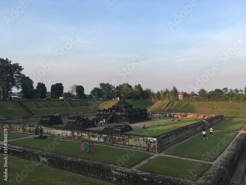 Ruins of a temple Building Old city 