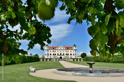 castle near town Kyjov in Czech republic photo