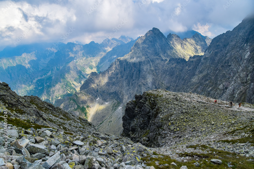 Obraz premium panorama of rocky mountains