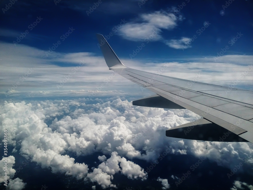view from airplane window view from airplane window