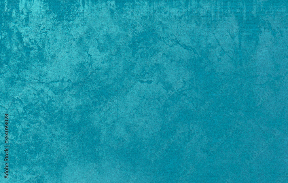 Grunge blue concrete wall. abstract Background.	