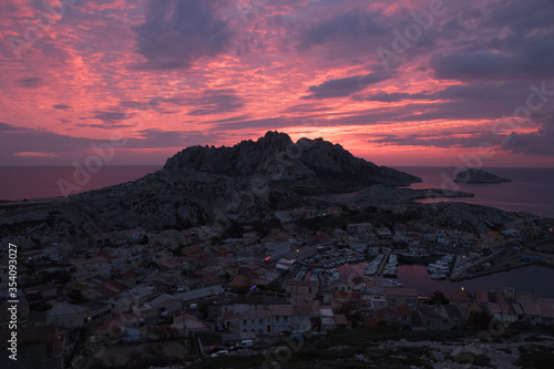 Sunset in Marseille