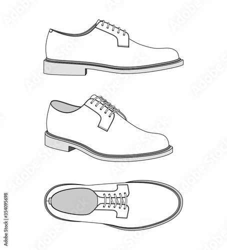 Mens Derby Dress Shoes