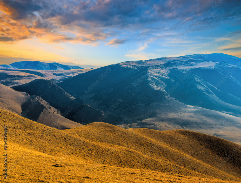 Tien Shan Mountains in Almaty, Kazakhstan, Central Asia