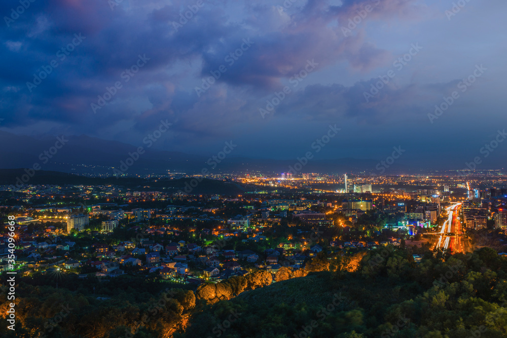 Almaty city view 