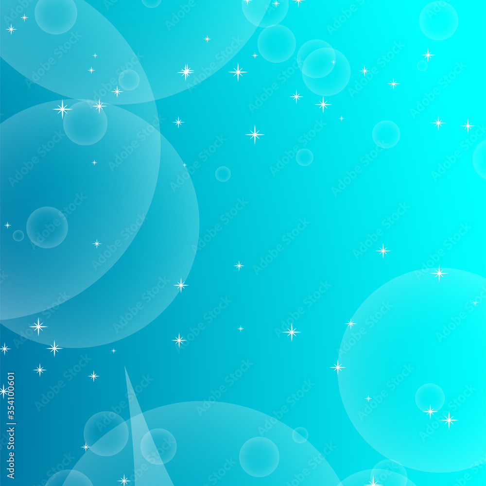 Colorful abstract background with circles and stars. Simple flat vector illustration. Colorful abstract background with circles and stars. Simple flat vector illustration.