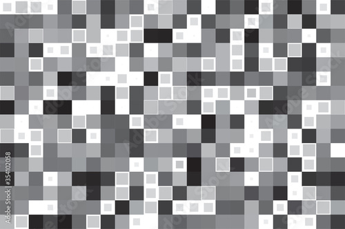 White noise texture. Static interference grunge vector background. TV screen no signal. Pixel Style.