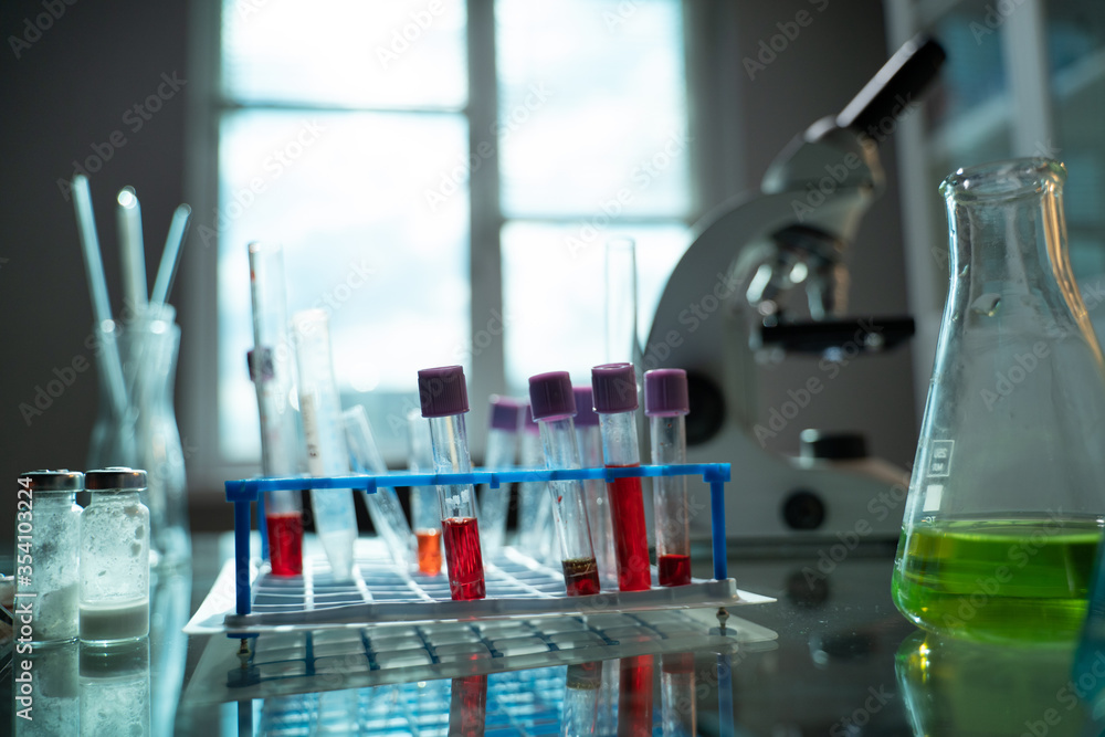 laboratory test tube with tubes laboratory test tube with tubes