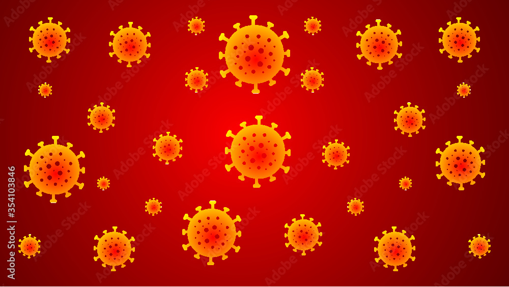 corona virus background corona virus background