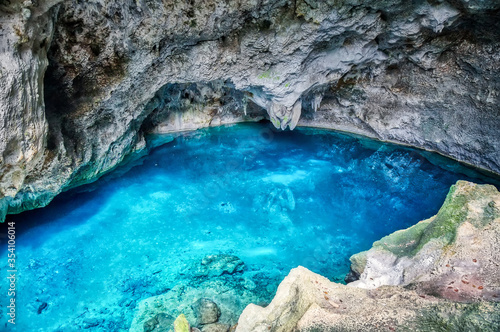 Three Eyes Caves near Santo Domingo in Dominican Republic