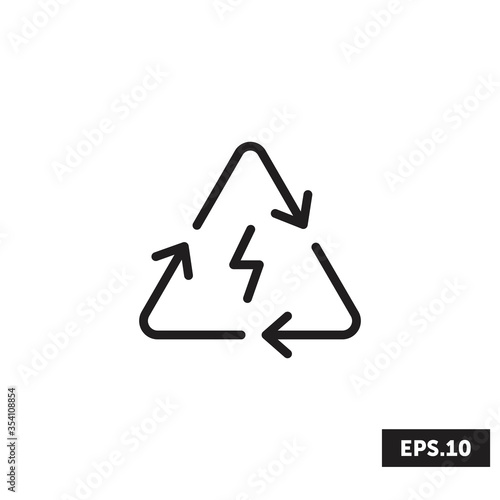Recycle icon, Recycle sign/symbol vector
