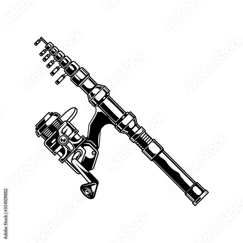 Telescopic spinning rod concept