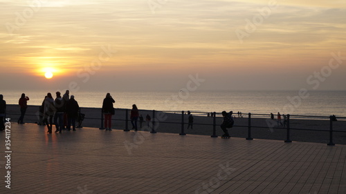 sunset at the beach
