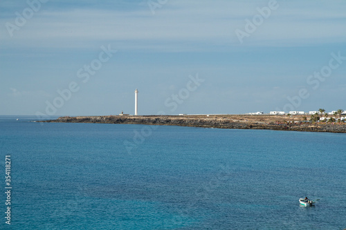 Lighthouse and sea