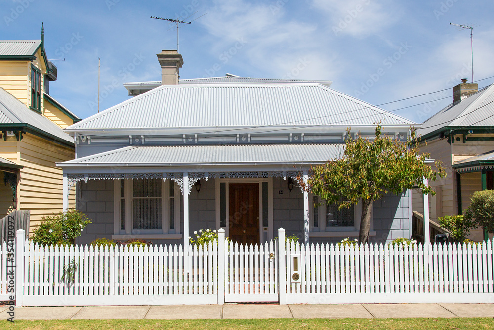Williamstown, Australia March 07, 2019 Traditionally built bungalow