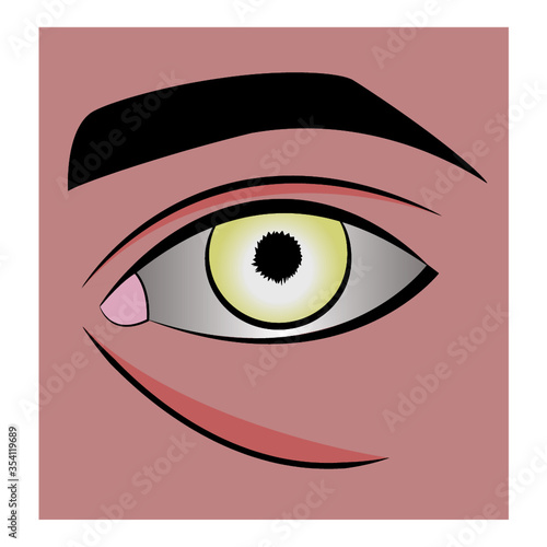Ojo humano vector