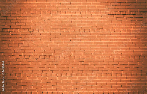Orange brick wall texture background. Abstract texture for designers.