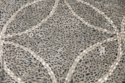 Φωτογραφία Decorative pebblestone pathway