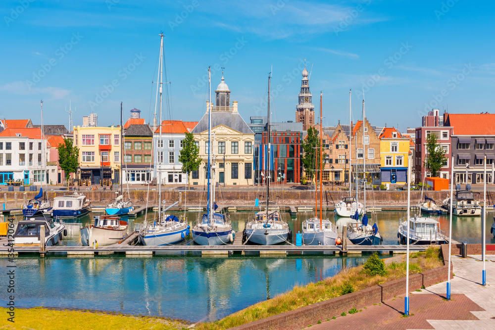 Marina in Vlissingen Zeeland Netherlands