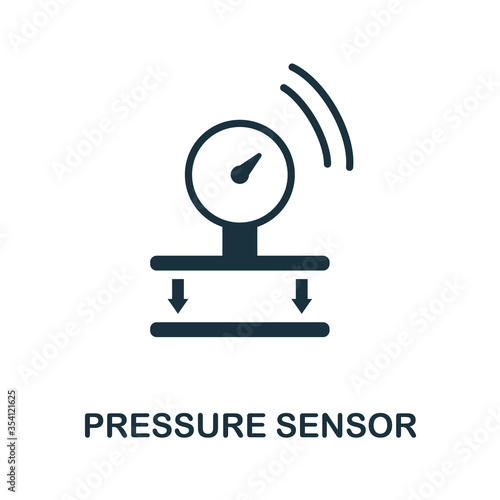 Pressure Sensor icon. Simple element from sensors icons collection. Creative Pressure Sensor icon ui, ux, apps, software and infographics
