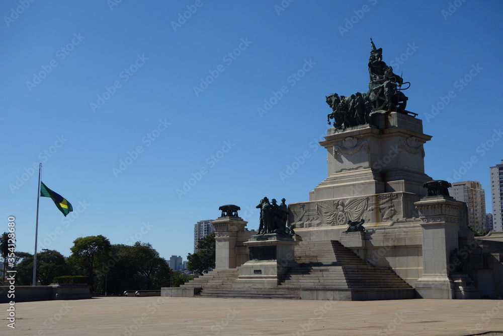 Sao Paulo/Brazil: Independence park monument, Ipiranga district