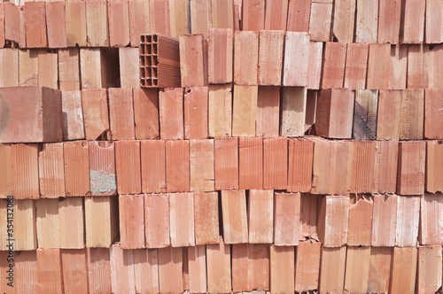 Light brick used in construction in Turkey