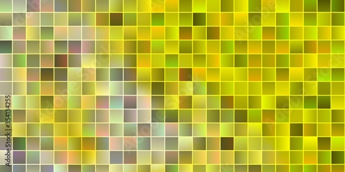 Light Green  Yellow vector texture in rectangular style.