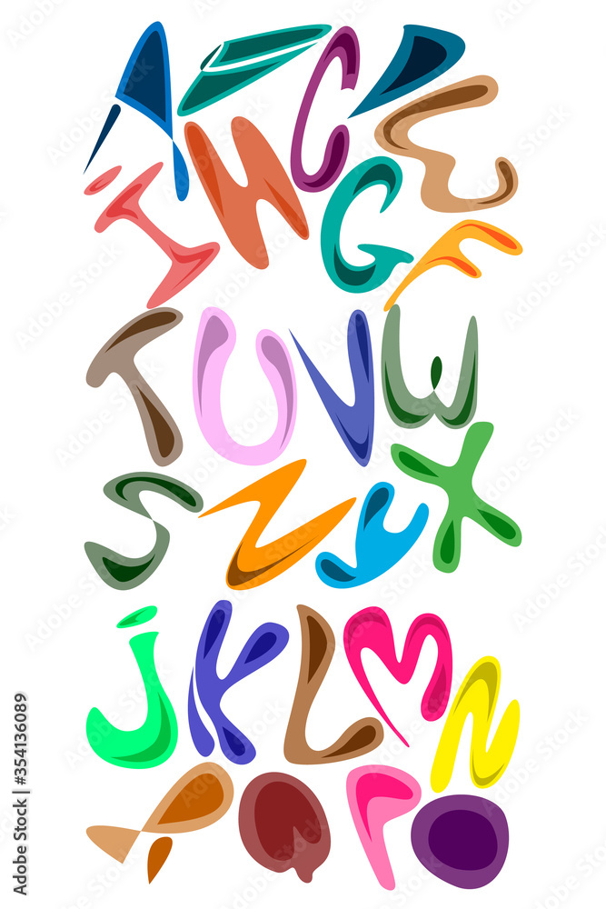 An unusual alphabet for logos and other purposes. An unusual alphabet for logos and other purposes.