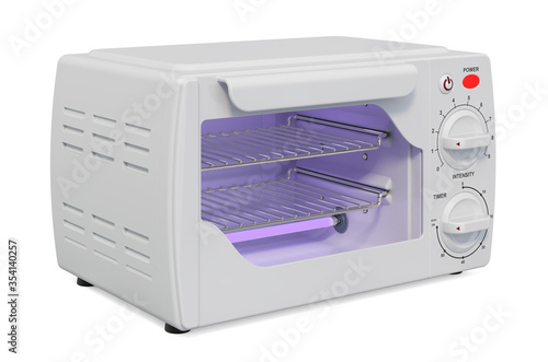 Ultraviolet Sterilizer Cabinet. 3D rendering photo