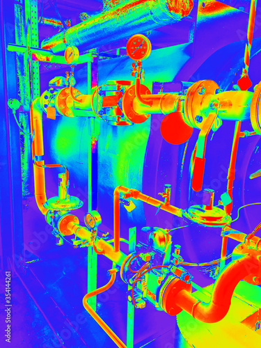 Thermal insulation control - thermal imaging.