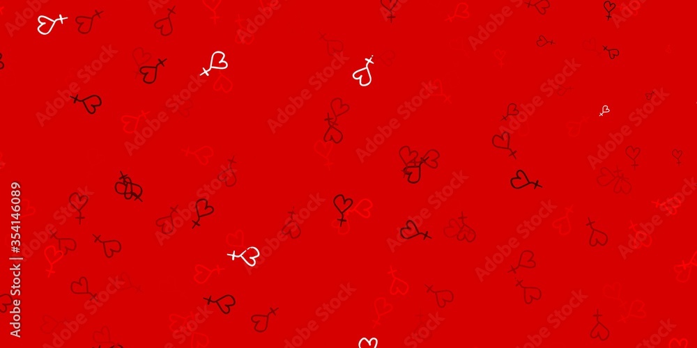 Light Red vector pattern with feminism elements. Light Red vector pattern with feminism elements.