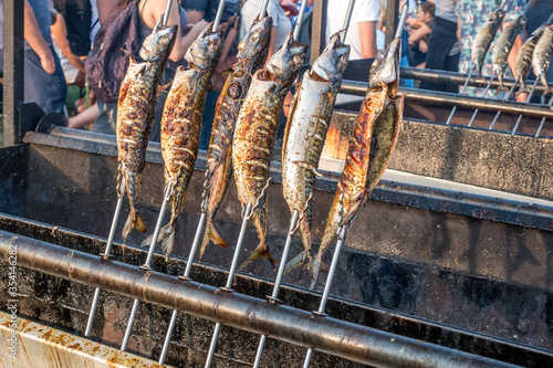 Steckerlfisch am Grill