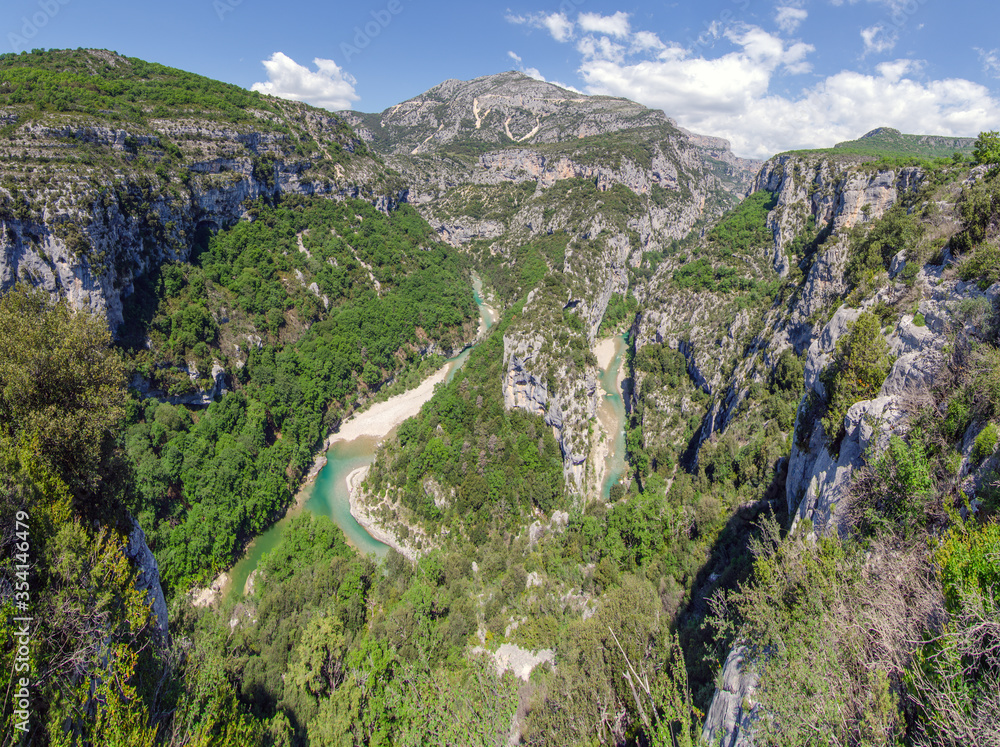 Gorges du Verdon - Balcon de la Mescla Stock Photo | Adobe Stock