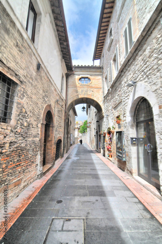 Fototapeta Naklejka Na Ścianę i Meble -  Widok miasta Asyż, Włochy