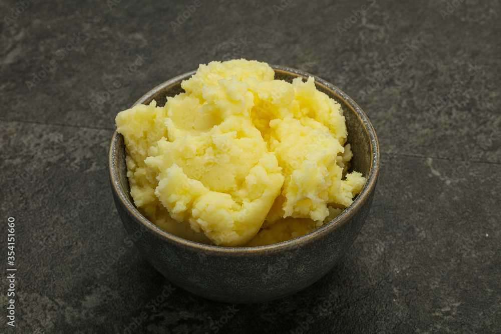 Mashed potato in the bowl Mashed potato in the bowl
