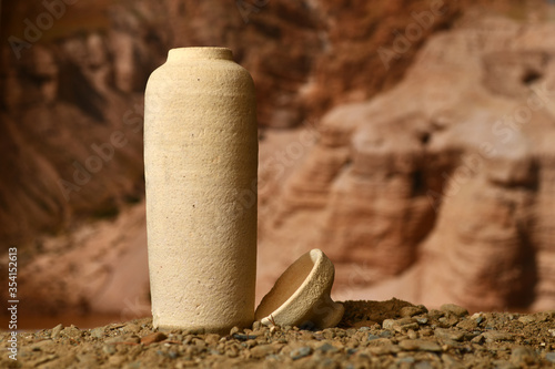 Fototapeta Jar for the Dead Sea scrolls