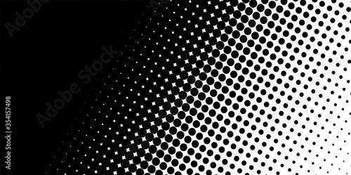 Vector texture with black abstract random dots, futuristic backround