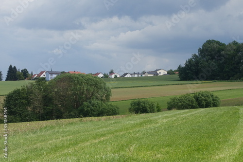 Fotografi Schöne Wolkenformation mi Sonne und Licht