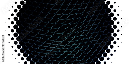 Light BLUE vector texture with disks. Illustration with set of shining colorful abstract spheres. Pattern for wallpapers, curtains.