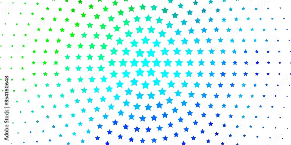 Light Blue, Green vector pattern with abstract stars. Decorative illustration with stars on abstract template. Pattern for new year ad, booklets. Light Blue, Green vector pattern with abstract stars. Decorative illustration with stars on abstract template. Pattern for new year ad, booklets.