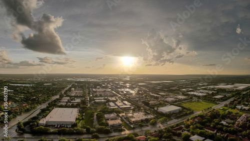 South Florida Aerial Sunset Photography