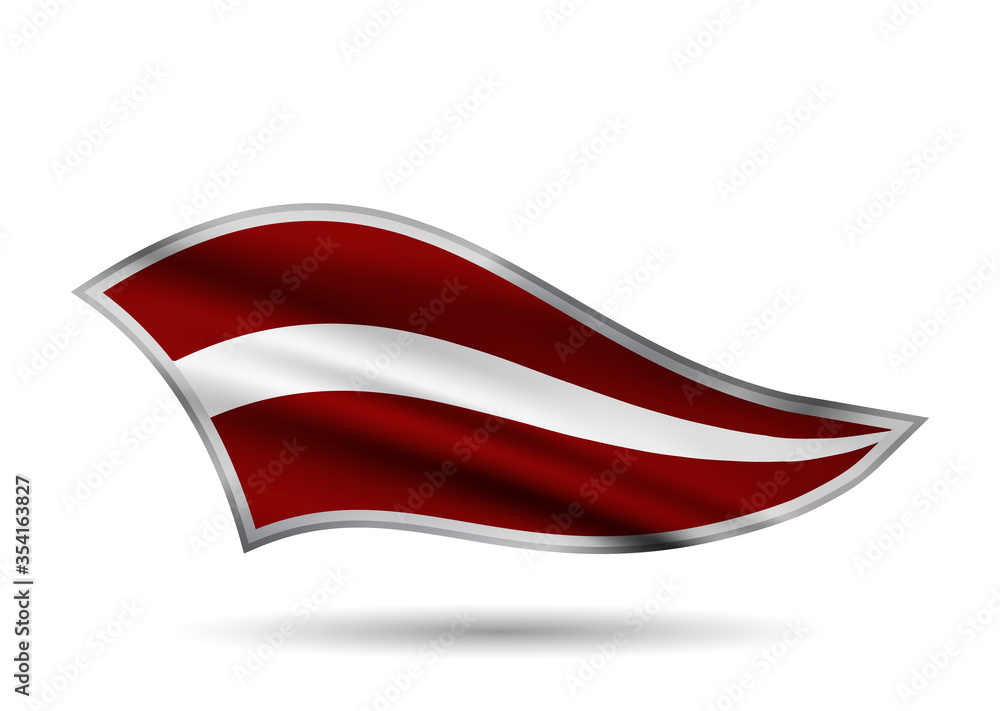 Waving Flag of Latvia Waving Flag of Latvia