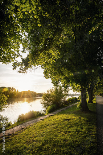 Sonnenuntergang am Maschsee in Hannover