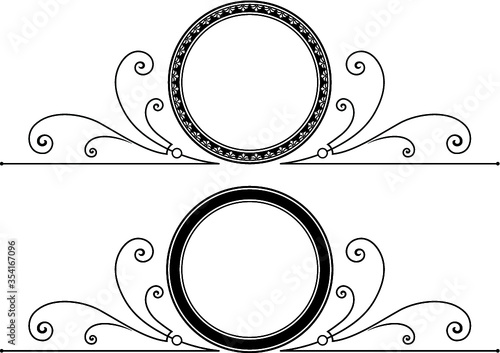 Vintage Round Frame Design